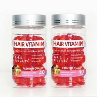 LOT 2 POTS CAPSULES DE SERUM Vitaminées, argan, avocat, Vit A,C,E, B5 Tout types de cheveux LOT DE 2 POTS