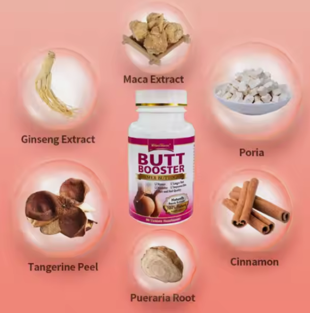 BUTT BOOSTER tabs, Le complément naturel pour un fessier galbé et tonifié