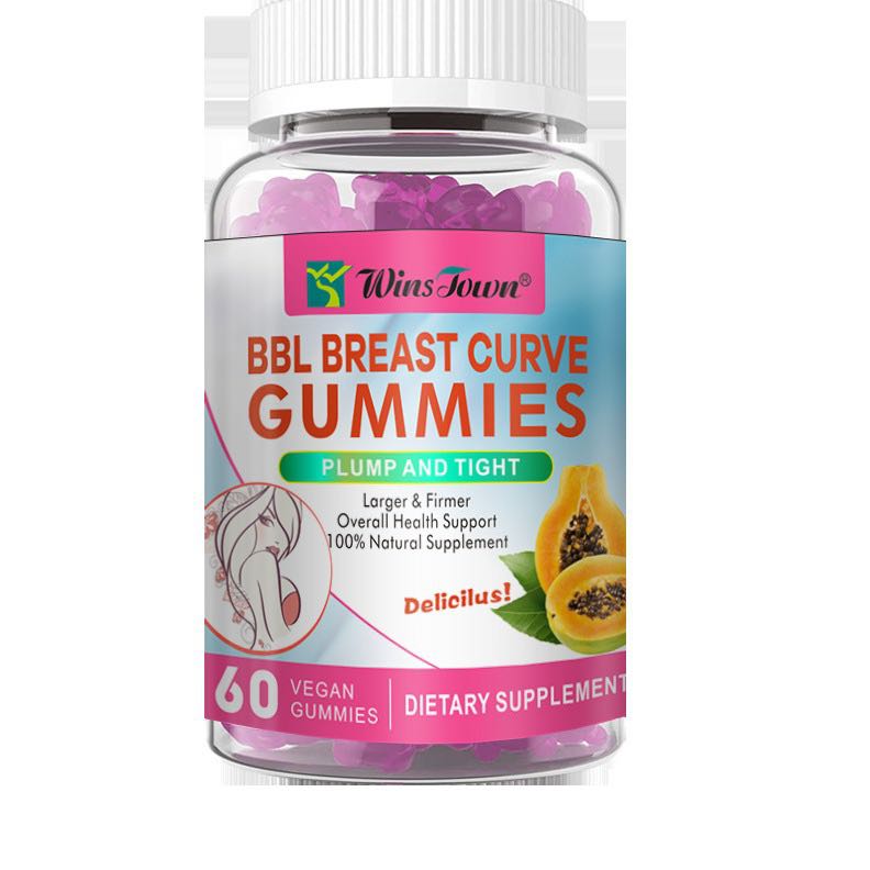 BBL BREAST CURVE Gummies végan a base de plantes,  la beauté au naturel