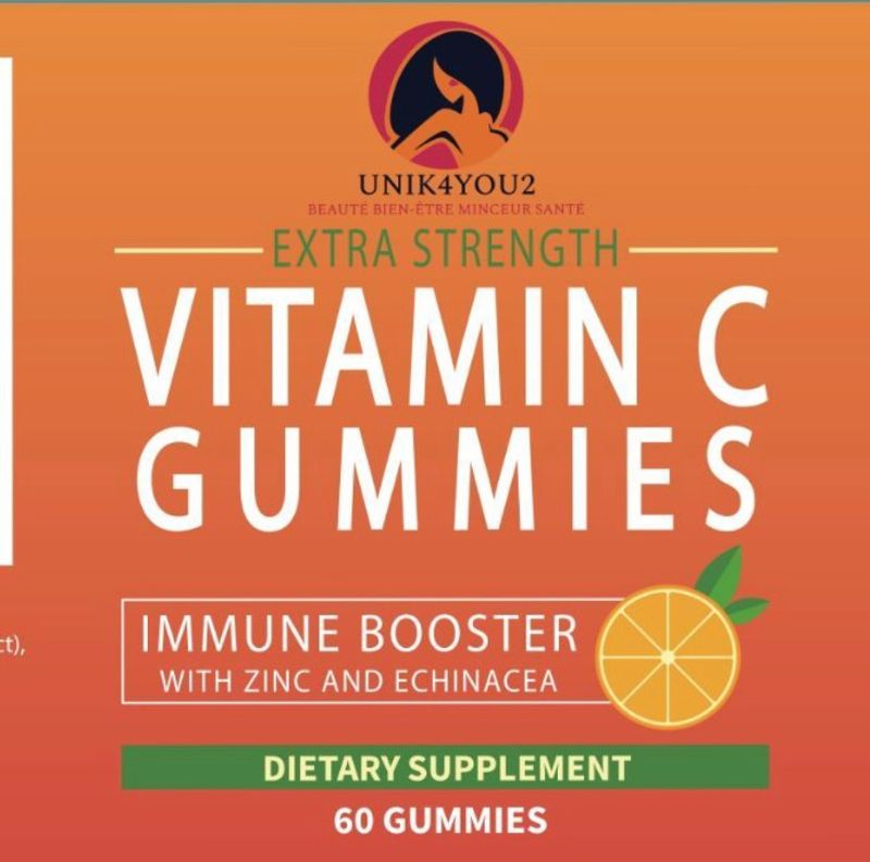 VITAMINE C gummies + zinc et Echinacée - 100% naturel et écologique