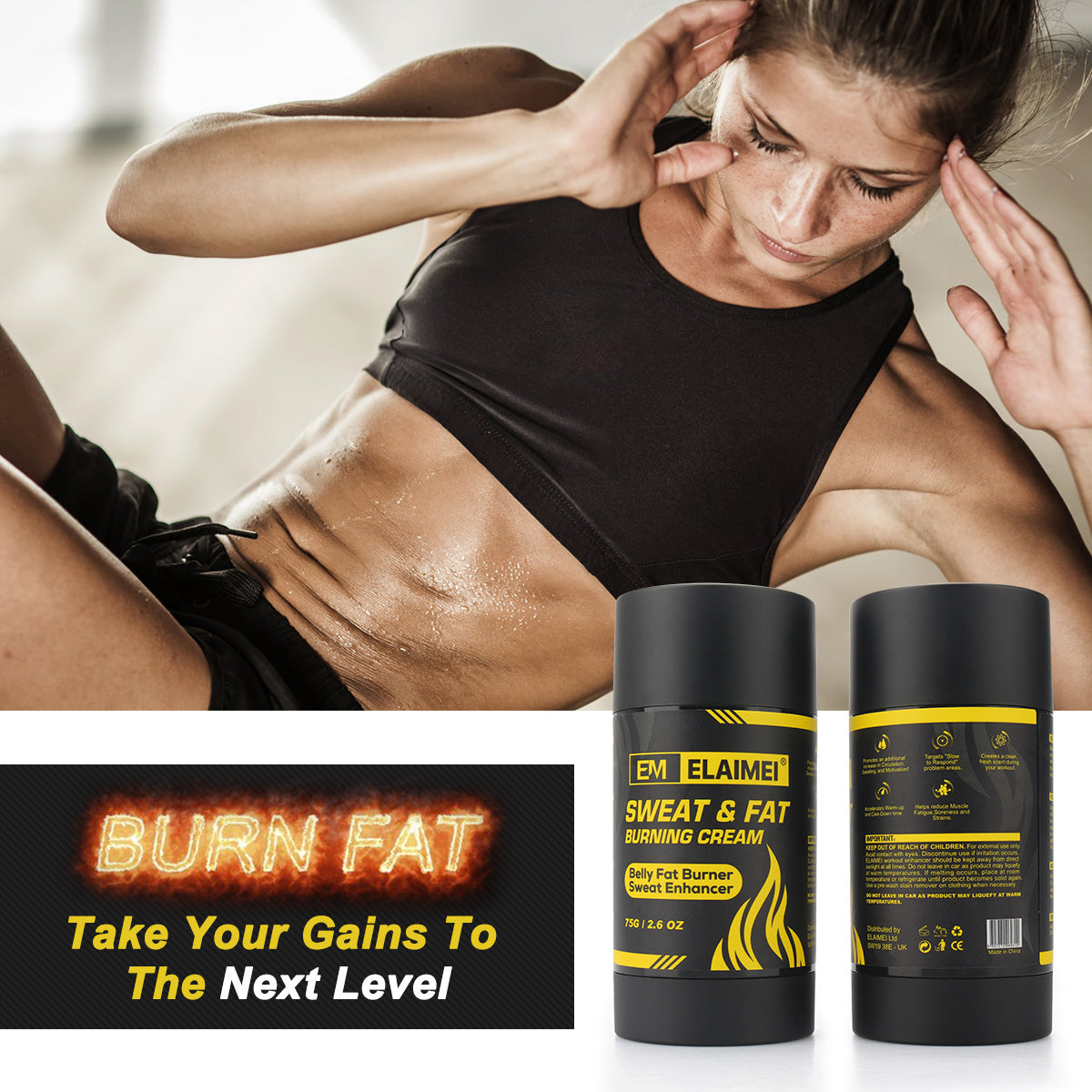 ABDOS ROLL ON FAT BURNER a base de plantes Femmes et hommes